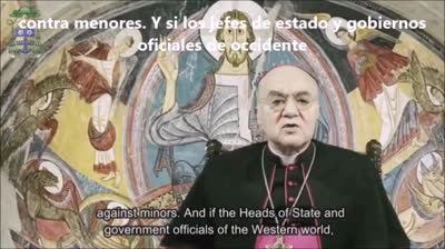 Arzobispo Carlo Maria Viganò Nos profetiza ilusiones, A la Conferencia online “¿El Papa es católico”