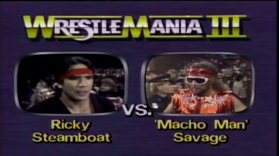 Randy Savage vs. Ricky Steamboat - WWF Intercontinental Title Match: WrestleMania III