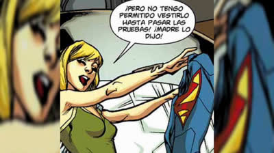 short comic origen de supergirl 1