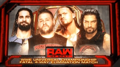 Roman Reigns vs Kevin Owens vs Seth Rollins vs Big Cass (Full Match)